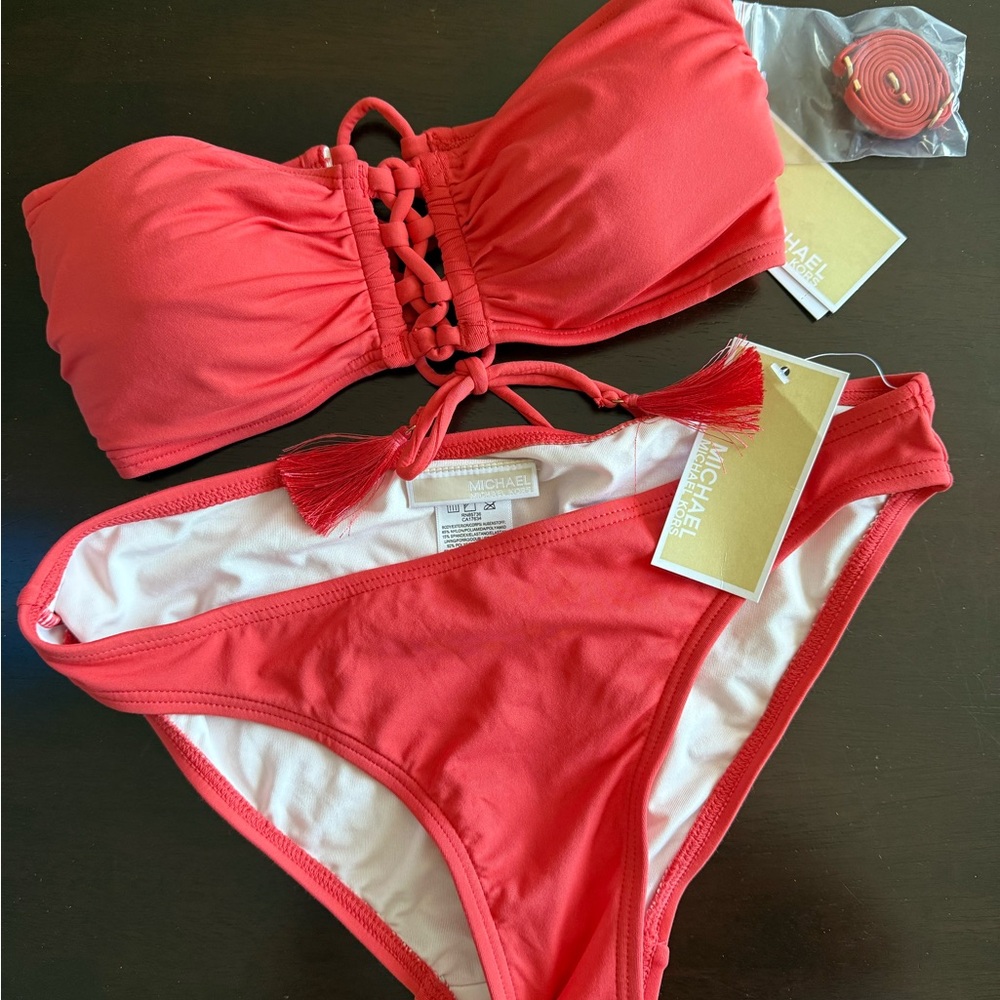 Michael Kors Red Bikini Set